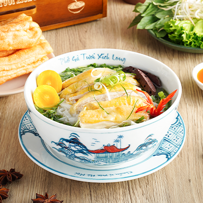 Phở gà lẫn&nbsp;